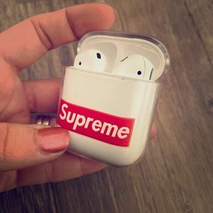 Clear Box Logo AirPod Case